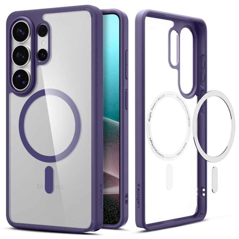 Spigen Ultra Hybrid Mag MagSafe - Case for Samsung Galaxy S26 Ultra (Deep Purple) 2