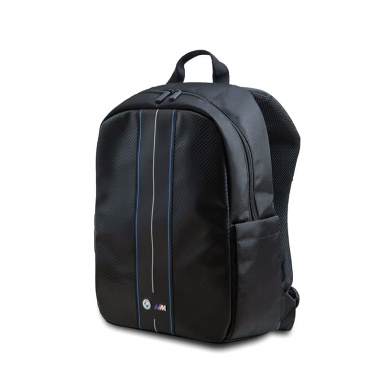 BMW Carbon Blue Stripes - Backpack for 16" notebook (black) 2