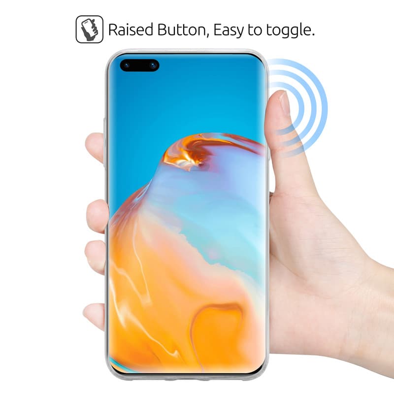 Crong Crystal Slim Cover - Huawei P40 Pro Case (Transparent) 4
