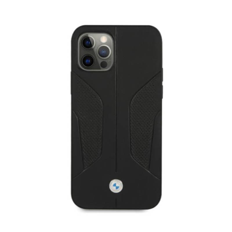 BMW Leather Perforate Sides - Case for iPhone 12 / iPhone 12 Pro (Black) 3