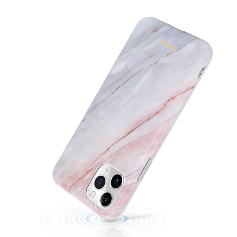 Crong Marble Case – iPhone 11 Pro Case (Pink) 4