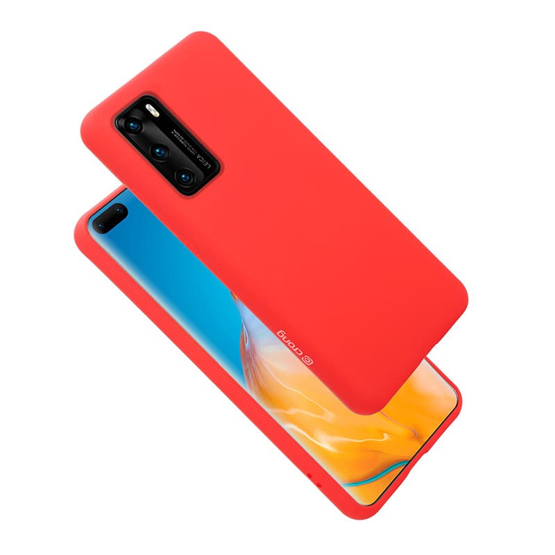 Crong Color Cover - Huawei P40 Case (Red) 6