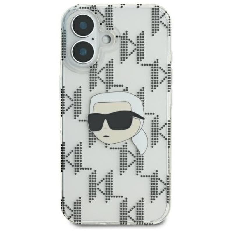 Karl Lagerfeld IML Karl Head Electroplated - Case for iPhone 16 (transparent) 3