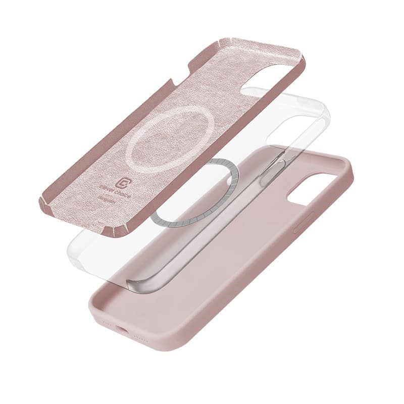 Crong Color Cover Magnetic - iPhone 14 Plus MagSafe Case (sand pink) 3