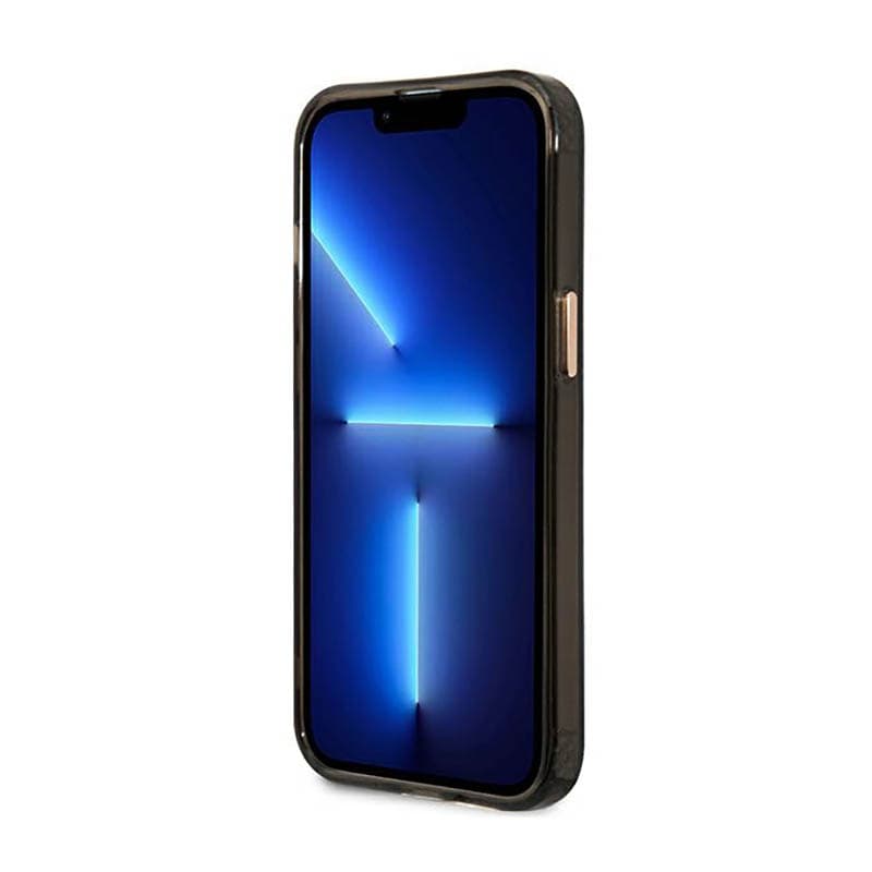Guess Gold Outline Translucent MagSafe - Case for iPhone 13 Pro Max (Black) 5