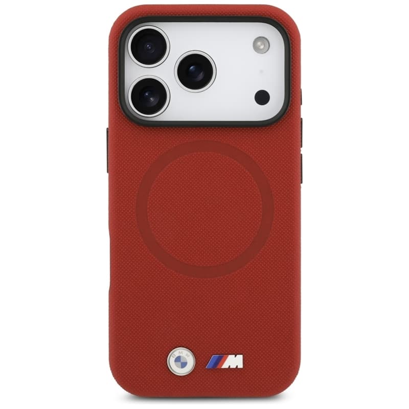BMW M FW Metal Logo MagSafe - Case iPhone 17 Pro (red) 3