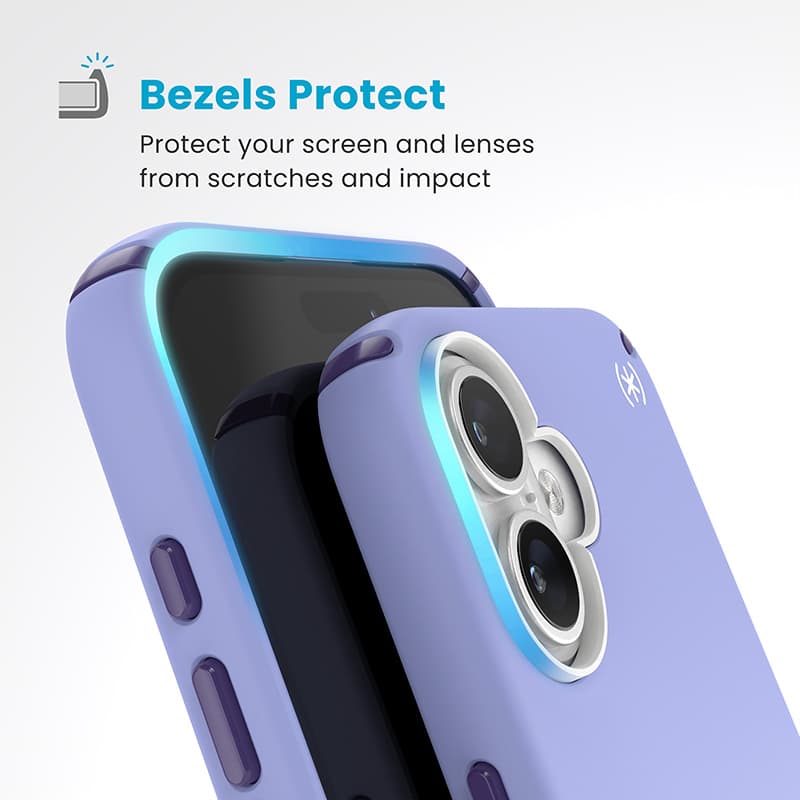 Speck Presidio2 Pro ClickLock & MagSafe - iPhone 16 Plus Case (Future Lavender / Cassis Purple / White) 6