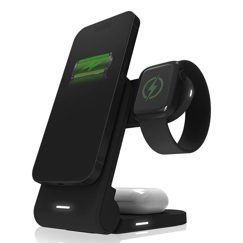 STM ChargeTree MAG - 3-in-1 mobile wireless charger with MagSafe (black) 3