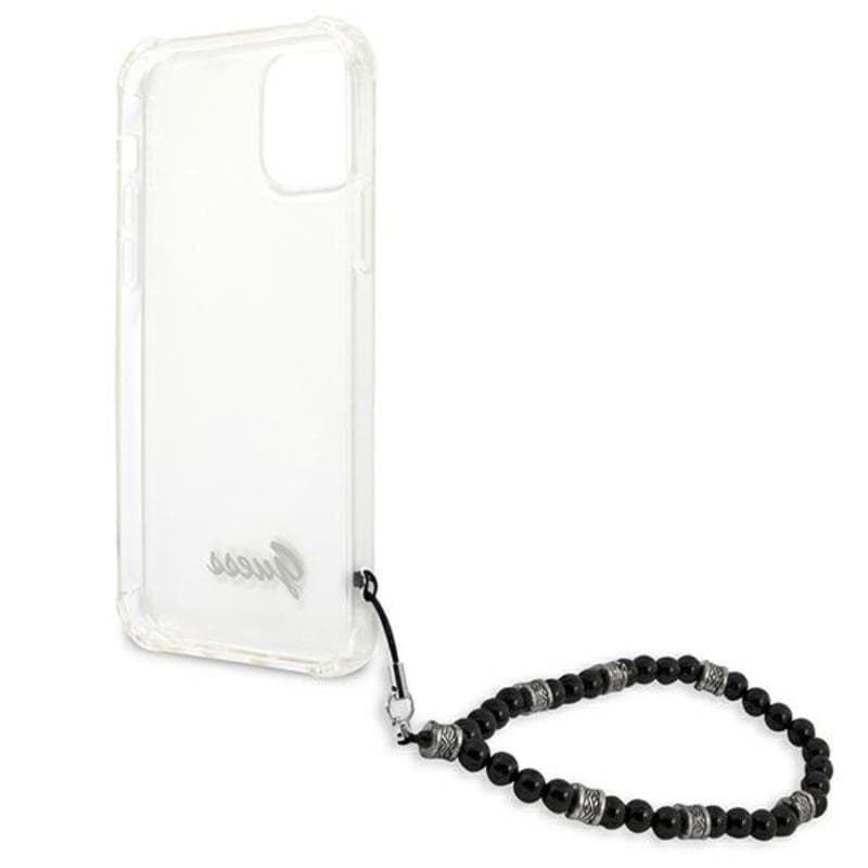 Guess Black Pearl Strap - Case iPhone 12 / iPhone 12 Pro (Clear) 7