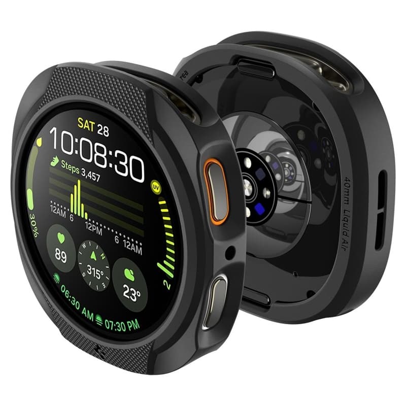 Spigen Liquid Air - Case for Samsung Galaxy Watch 8 44 mm (Matte Black) 2