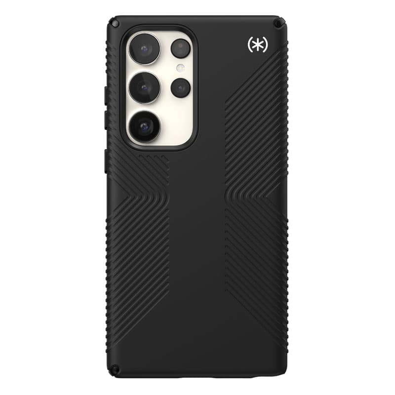 Speck Presidio2 Grip - Anti-slip case for Samsung Galaxy S23 Ultra (Black/Black/White) 7