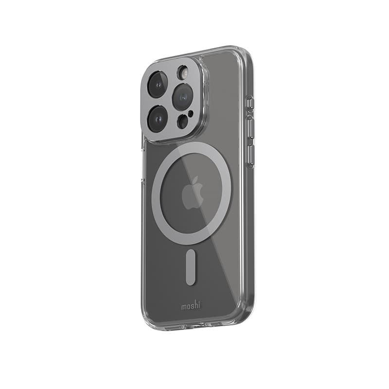 Moshi iGlaze MagSafe - Case for iPhone 15 Pro (Meteorite Gray) 2