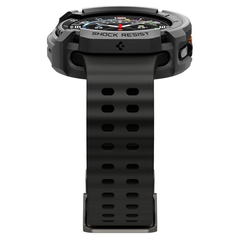 Spigen Rugged Armor - Case for Samsung Galaxy Watch 8 Classic 46 mm (Matte Black) 7