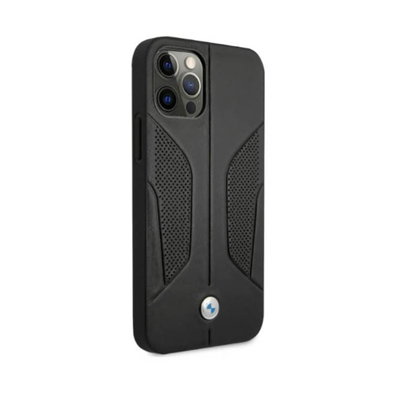 BMW Leather Perforate Sides - Case for iPhone 12 / iPhone 12 Pro (Black) 4