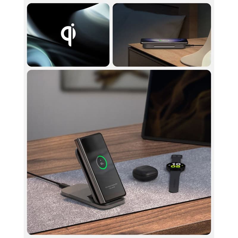 Spigen ArcField PF2201 - 15W Inductive Charger (Black) 5