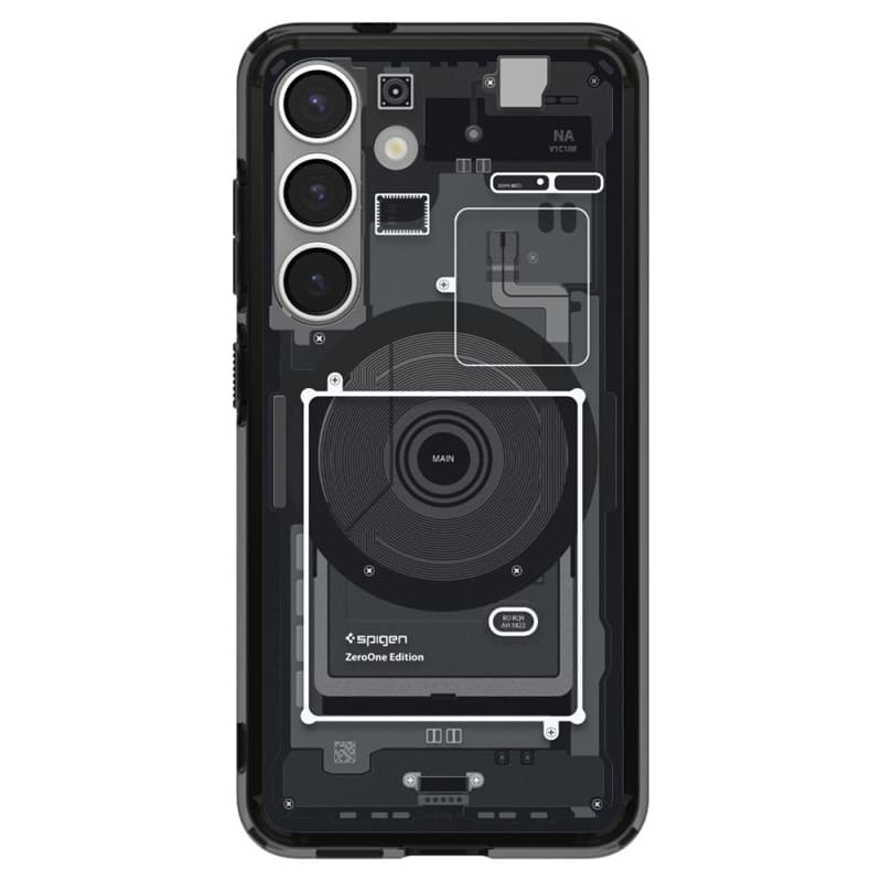 Spigen Ultra Hybrid Mag MagSafe - Case for Samsung Galaxy S25 (Zero One Black) 2