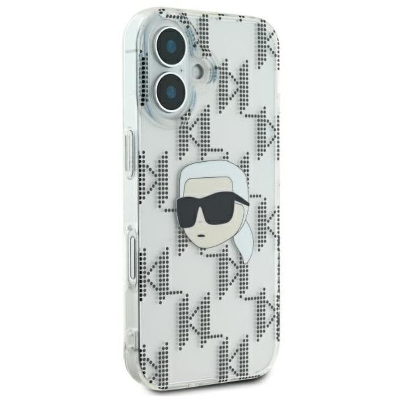 Karl Lagerfeld IML Karl Head Electroplated - Case for iPhone 16 (transparent) 4