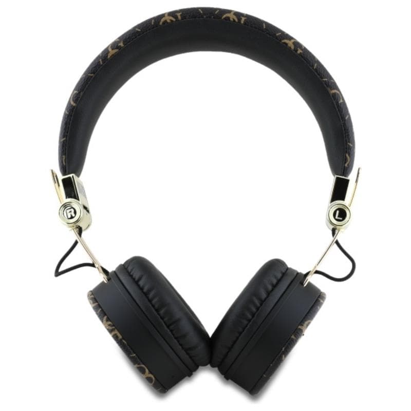 Guess 4G Triangle Round Shape - Wireless Over-Ear Bluetooth ENC Headphones (Black) 3