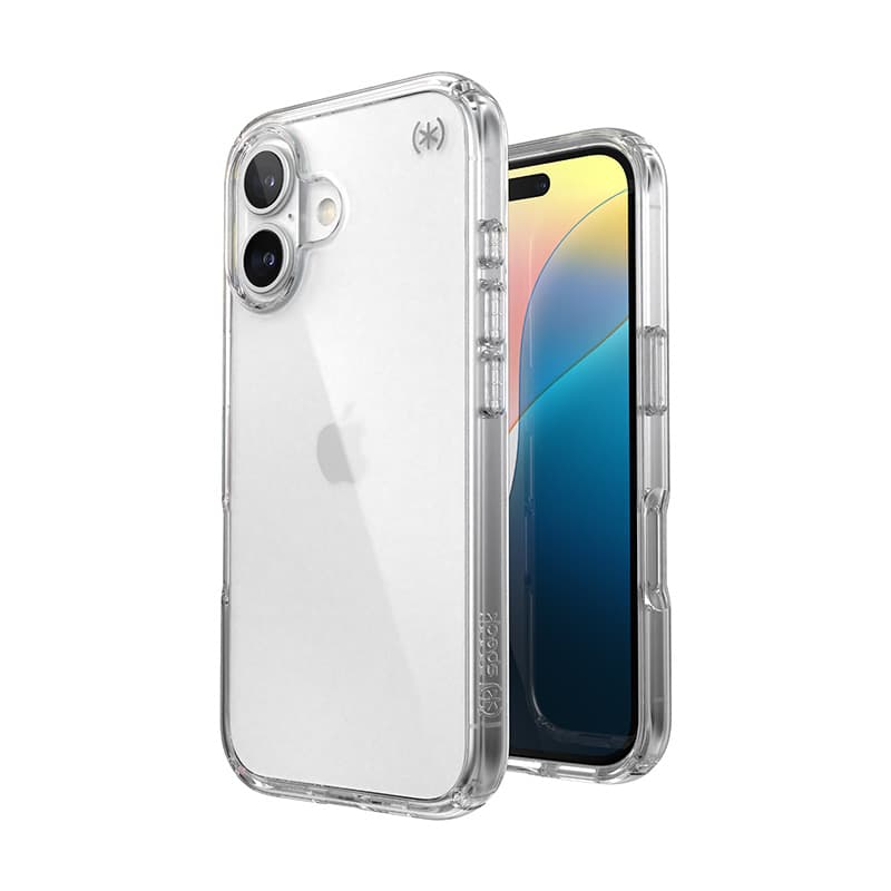 Speck Presidio Perfect-Clear - iPhone 16 Case (Clear) 1