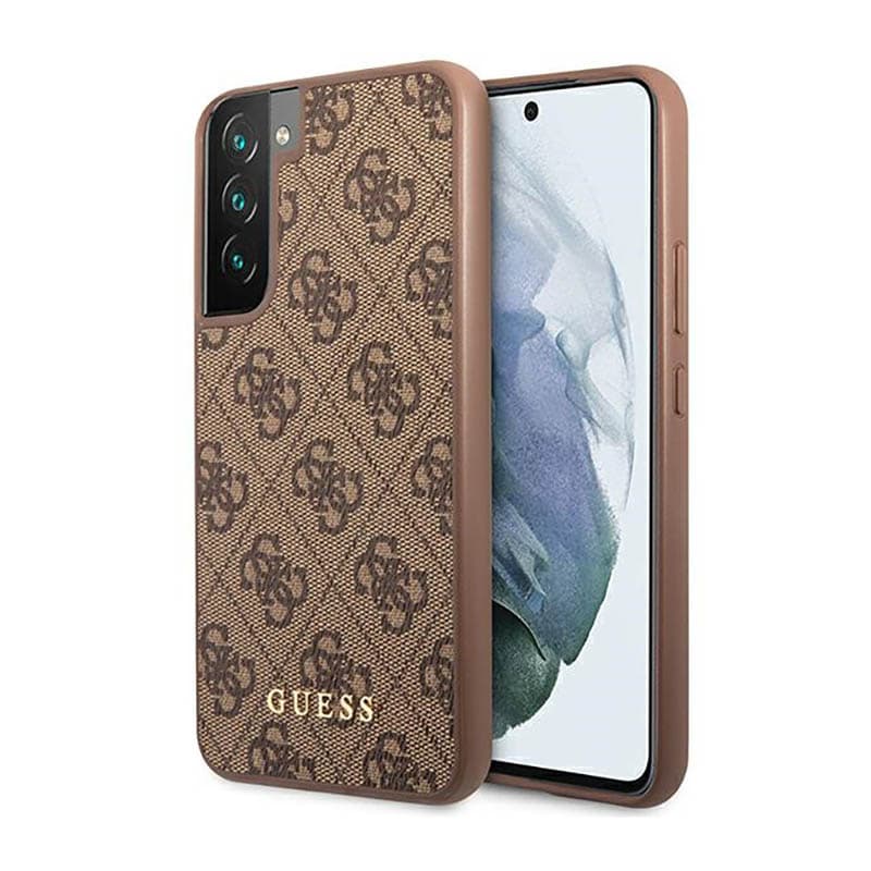 Guess 4G Metal Logo - Case for Samsung Galaxy S23 (Brown) 1