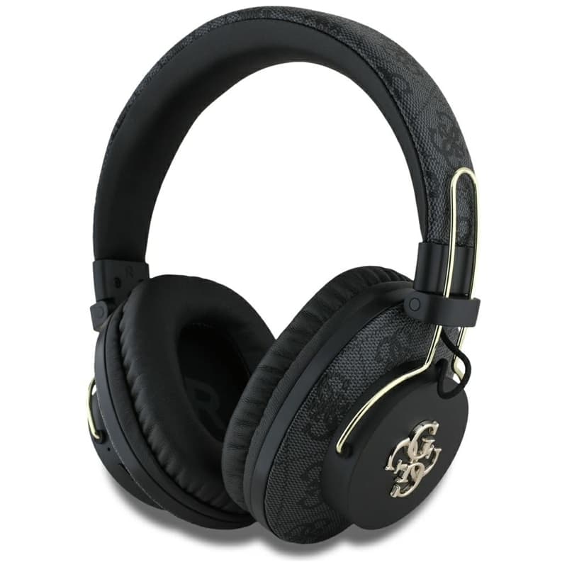 Guess Metal 4G Logo - Wireless Over-Ear Bluetooth Headphones ENC (black)