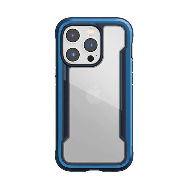 X-Doria Raptic Shield - Aluminum Case for iPhone 14 Pro (Drop-Tested 3m) (Marine Blue) 8