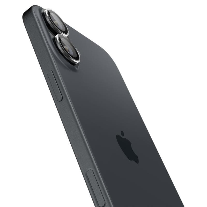 Spigen Optik Pro GLAS.TR EZ Fit Camera Protector 2-Pack - Lens Protector for iPhone 17 / 16 / 16 Plus (2 pcs) (Clear) 3