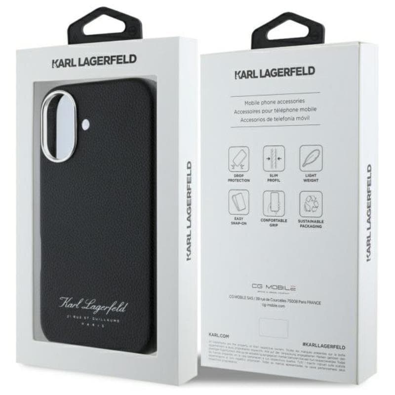 Karl Lagerfeld Hotel RSG - Case for iPhone 16 (black) 8