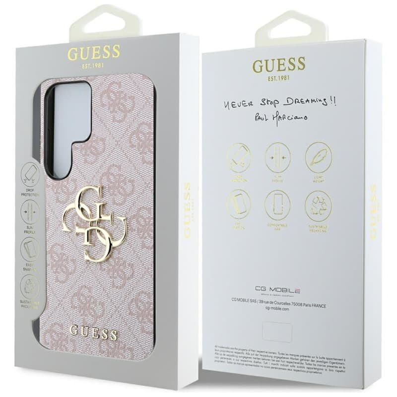 Guess Big 4G Logo Classic Logo - Case for Samsung Galaxy S25 Ultra (pink) 8