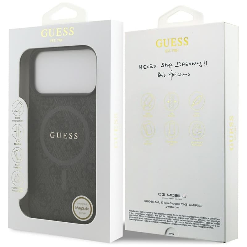 Guess 4G Ring Classic Logo MagSafe - Case iPhone 17 Pro Max (black) 8