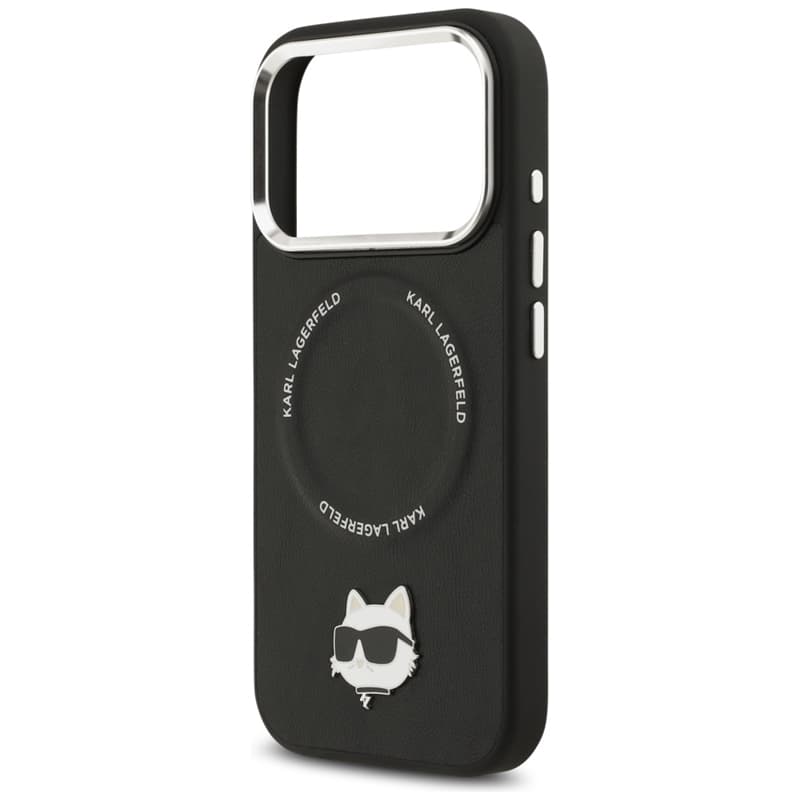 Karl Lagerfeld Choupette Pin MagSafe - Case iPhone 17 Pro Max (black) 6