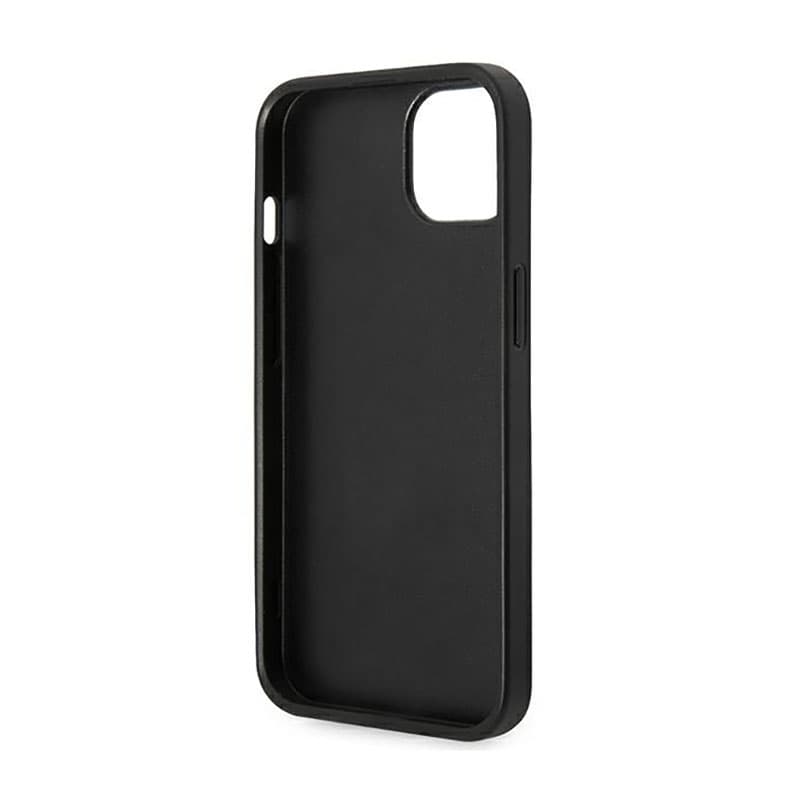 Karl Lagerfeld Saffiano Choupette Head Patch Case - Case for iPhone 14 Plus (Black) 7