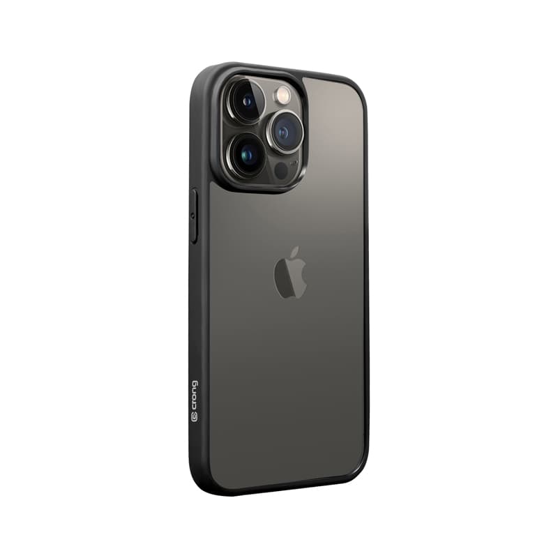 Crong Clear Cover - Case for iPhone 13 Pro Max (Black) 5
