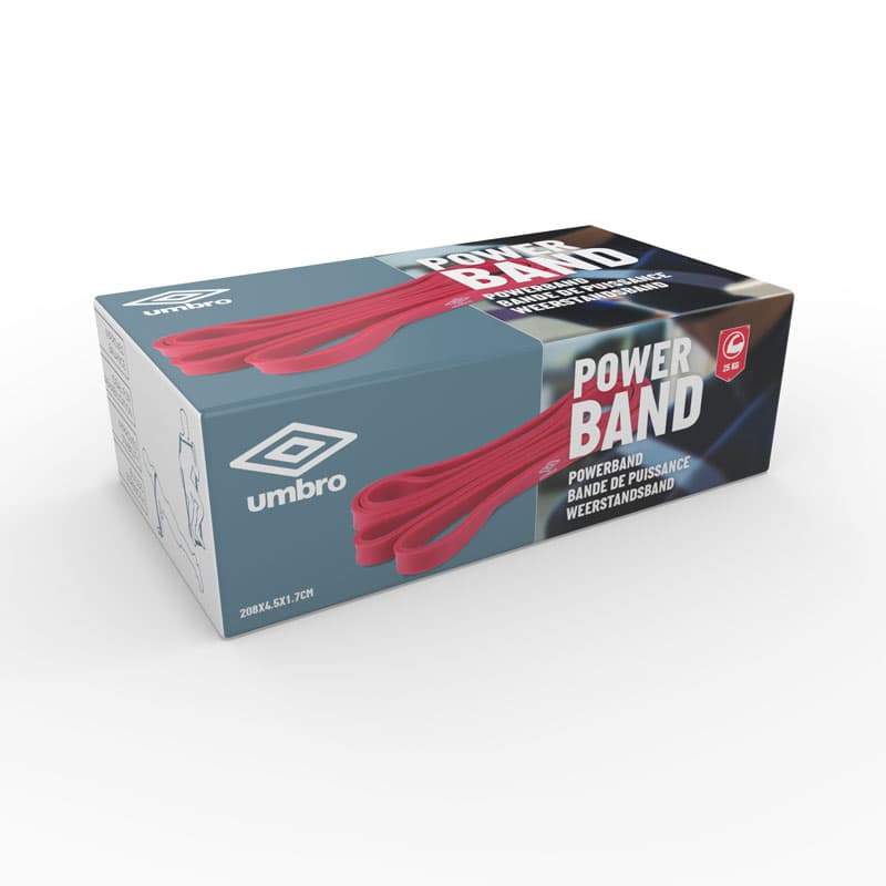 Umbro - Exercise resistance rubber 25kg (Red) 2
