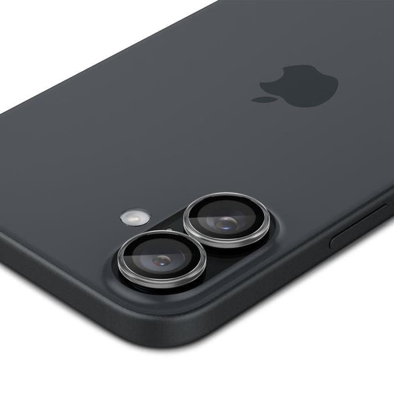 Spigen Optik Pro GLAS.TR EZ Fit Camera Protector 2-Pack - Lens Protector for iPhone 17 / 16 / 16 Plus (2 pcs) (Clear) 4