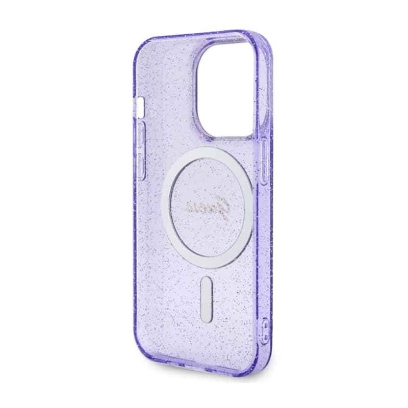 Guess Glitter Gold MagSafe - Case for iPhone 14 Pro Max (Purple) 7