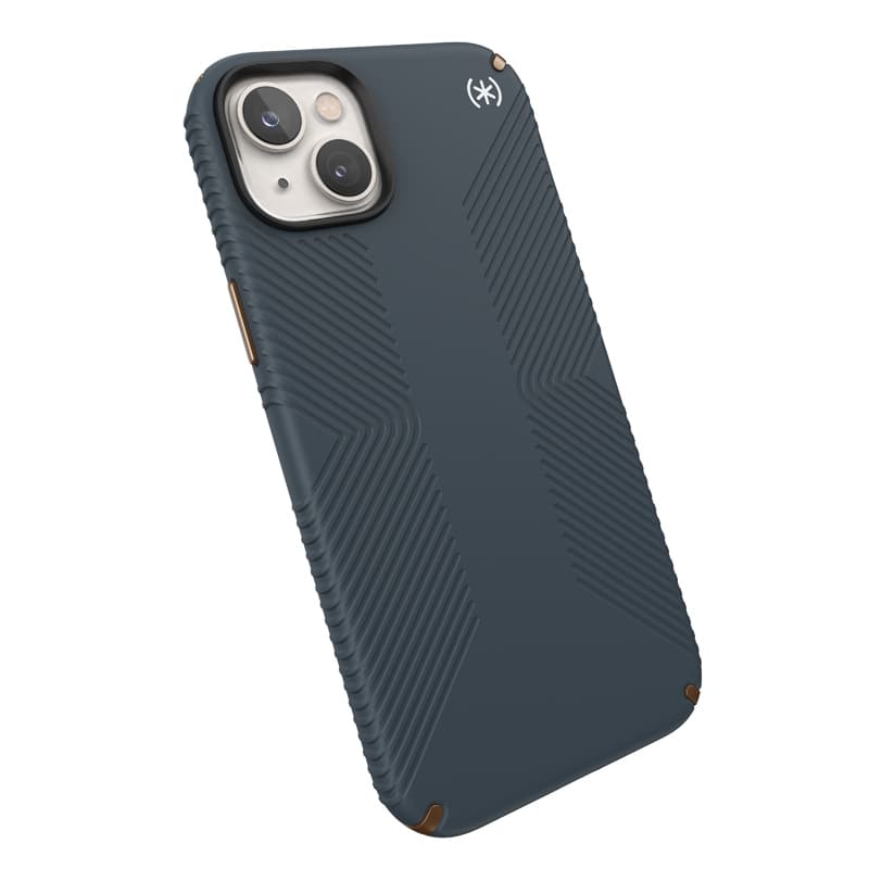 Speck Presidio2 Grip - Anti-slip iPhone 15 Plus / 14 Plus Case (Charcoal / Cool Bronze / Slate) 6