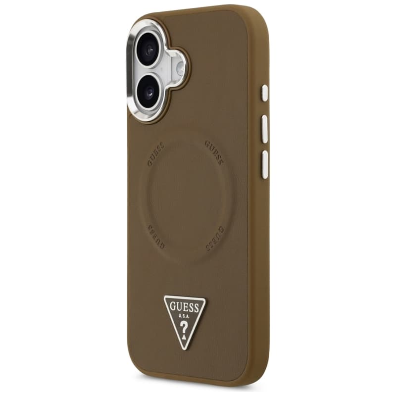 Guess Triangle Logo MagSafe - Case iPhone 17 (Brown) 2
