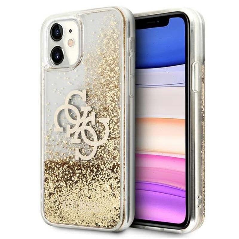 Guess Liquid Glitter 4G Big Logo - Case for iPhone 11 (gold) 1