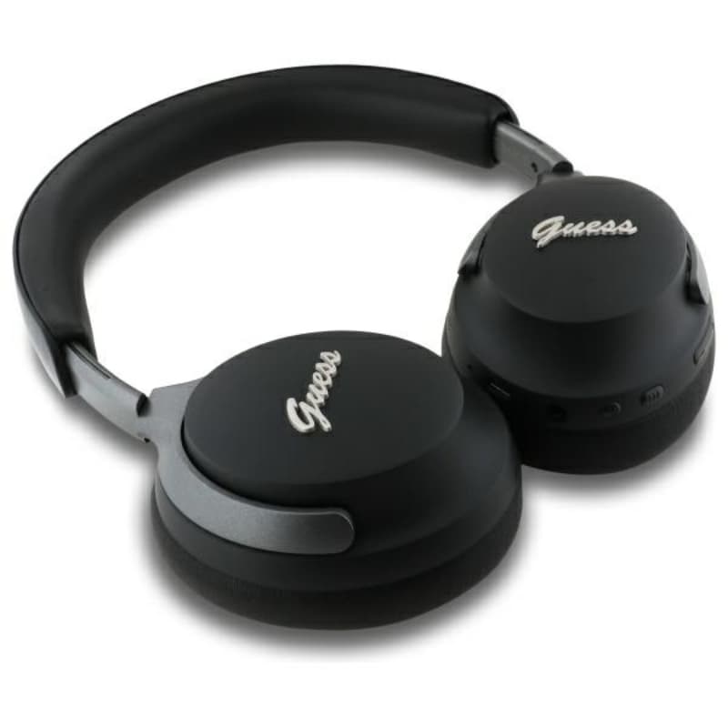 Guess Metal Script Logo - Wireless Over-Ear Bluetooth Headphones ANC + ENC (black) 4