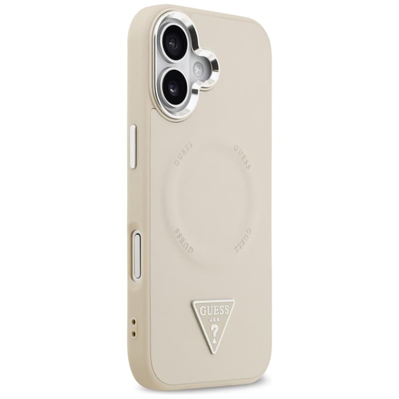 Guess Triangle Logo MagSafe - Case iPhone 17 (Beige) 4