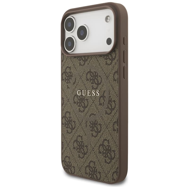 Guess 4G Ring Classic Logo MagSafe - Case iPhone 17 Pro Max (brown) 2