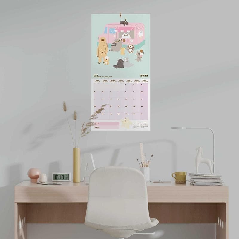 Pusheen - 2022 Wall Calendar from the Foodie Collection 30 x 30 cm 6
