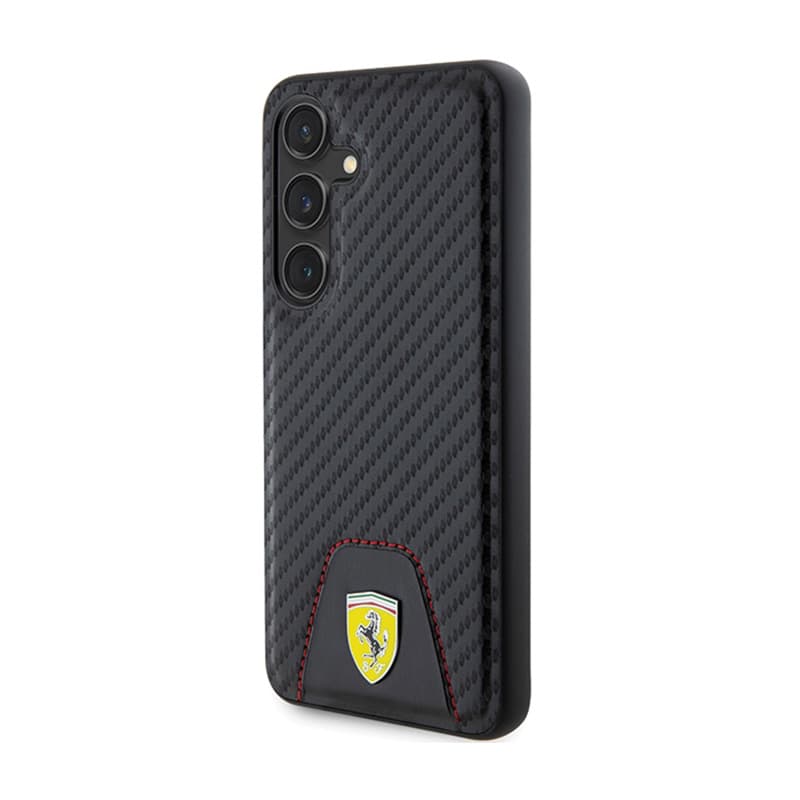 Ferrari Carbon Stitched Bottom - Case for Samsung Galaxy S24 (black) 2