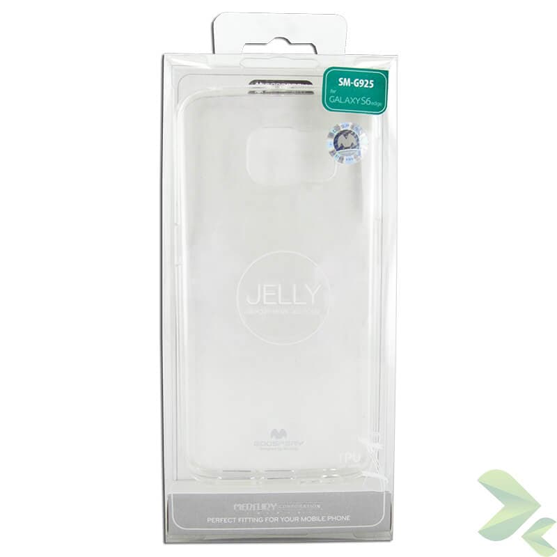 Mercury Transparent Jelly - Case for Samsung Galaxy S6 Edge (Clear) 1