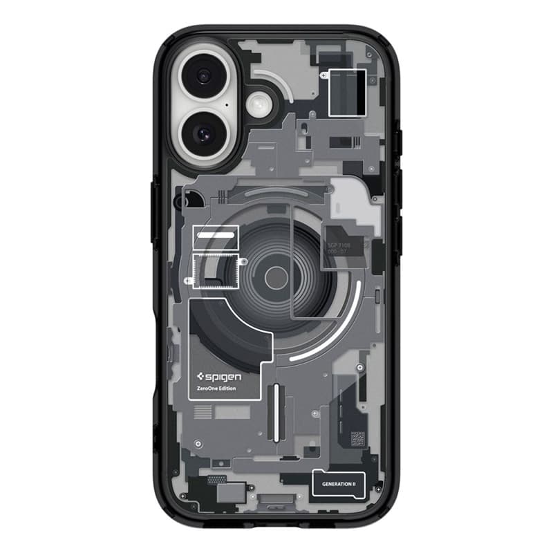 Spigen Ultra Hybrid Mag MagSafe - Case for iPhone 17 (Zero One Black)   2
