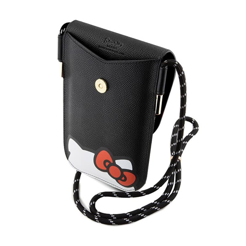 Hello Kitty Leather Hiding Kitty Cord - Phone crossbody bag (black) 5