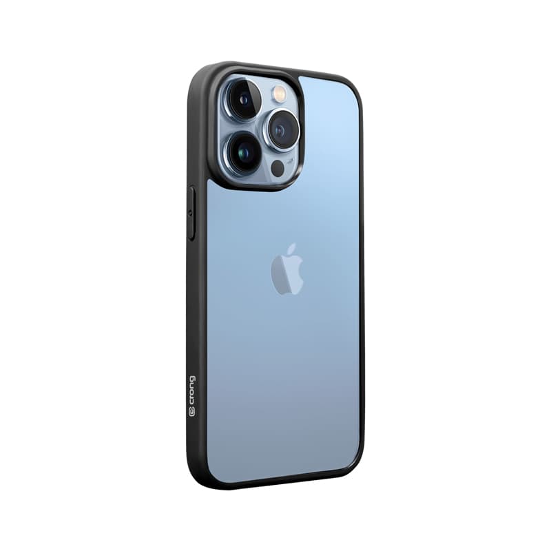 Crong Clear Cover - Case for iPhone 13 Pro Max (Black) 6