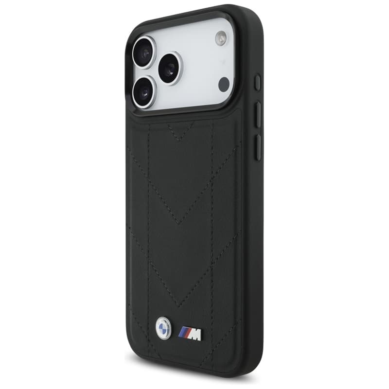 BMW M Quilted Logo MagSafe - iPhone 17 Pro Max Case (Black) 2