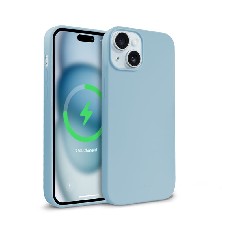 Crong Color Cover Magnetic - iPhone 15 MagSafe Case (Blue)